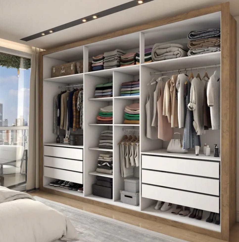 Dressing sur mesure moderne avec éclairage LED intégré