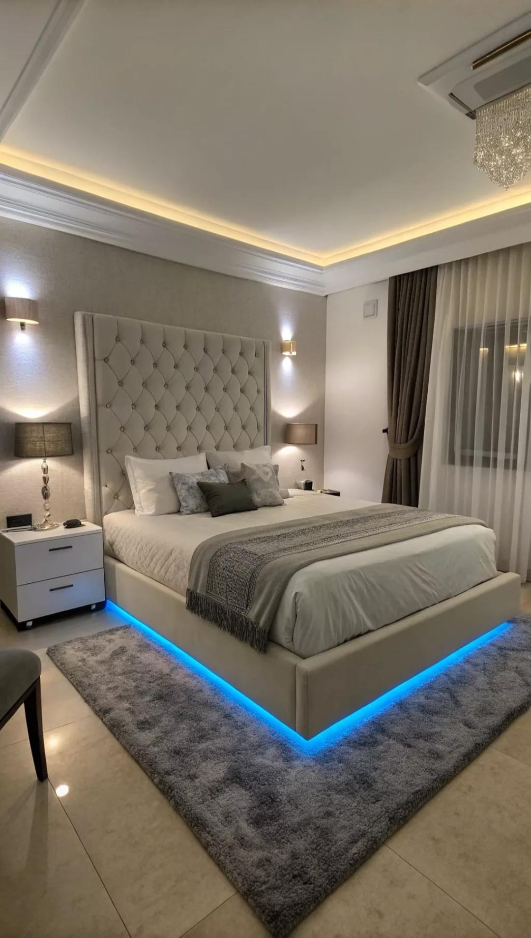 Chambre Moderne Sur Mesure – Élégance & Ambiance Luxe Hôtel