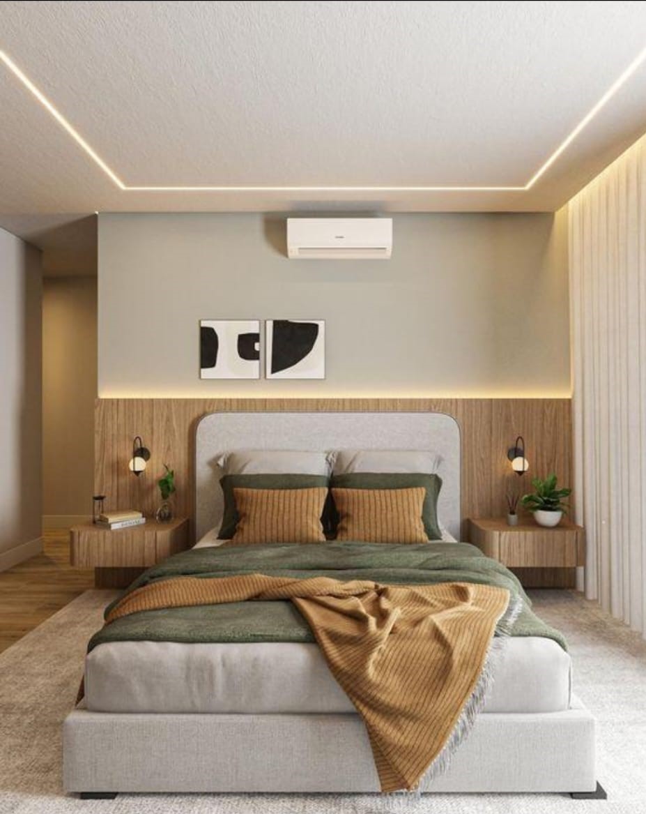 Chambre Moderne Sur Mesure – Élégance & Ambiance Luxe Hôtel