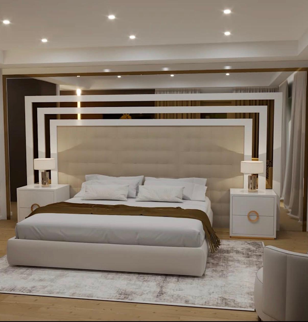 Chambre Moderne Sur Mesure – Élégance & Ambiance Luxe Hôtel