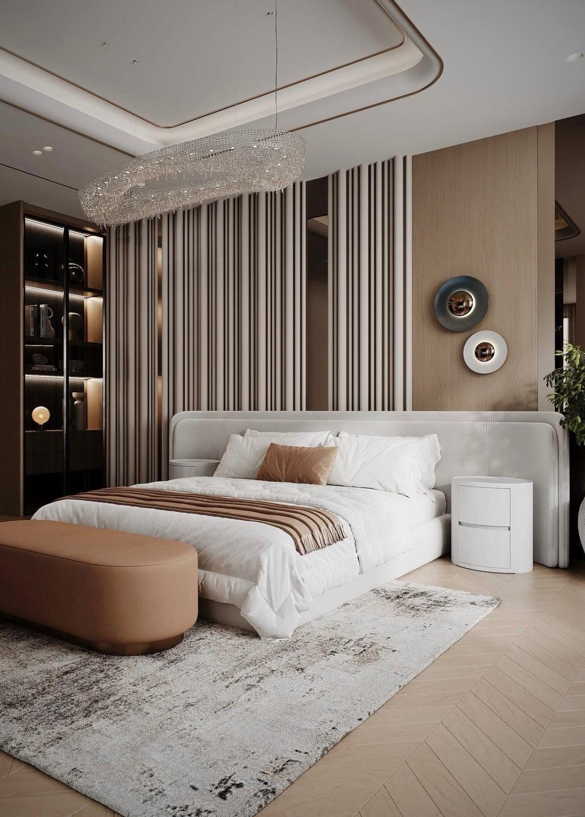 Chambre Moderne Sur Mesure – Élégance & Ambiance Luxe Hôtel