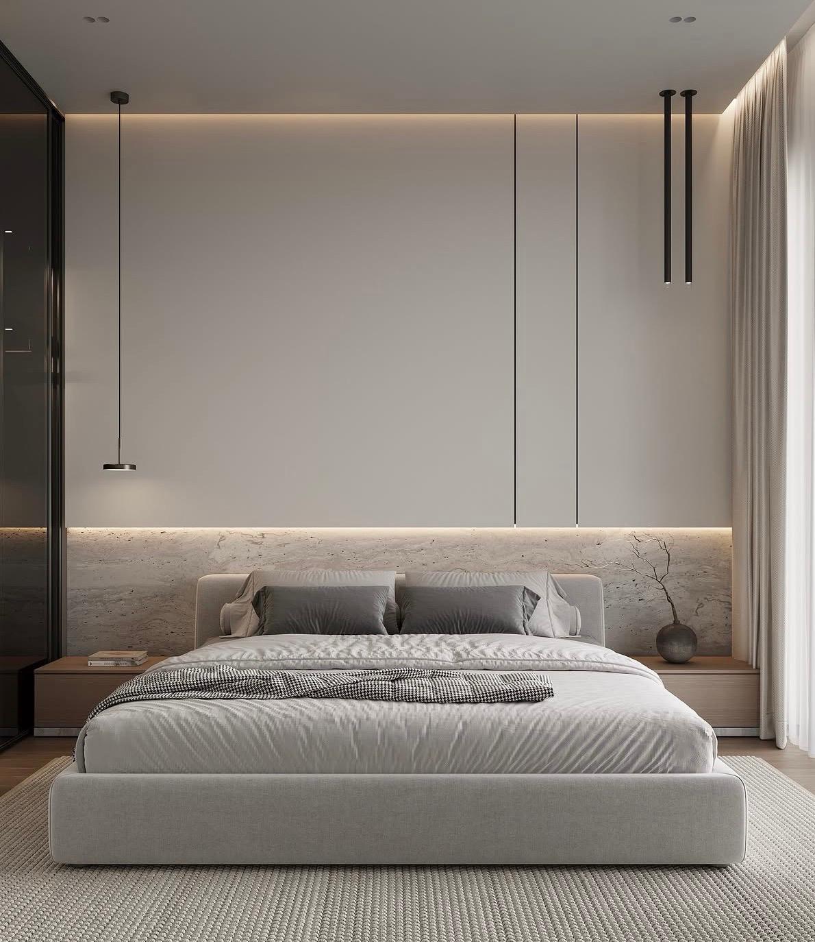 Chambre Moderne Sur Mesure – Élégance & Ambiance Luxe Hôtel