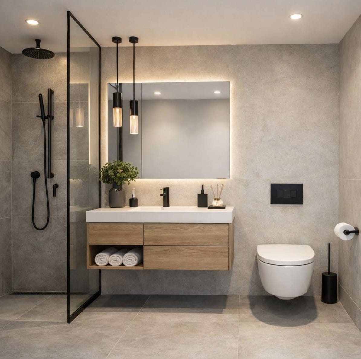 Salle de bain moderne