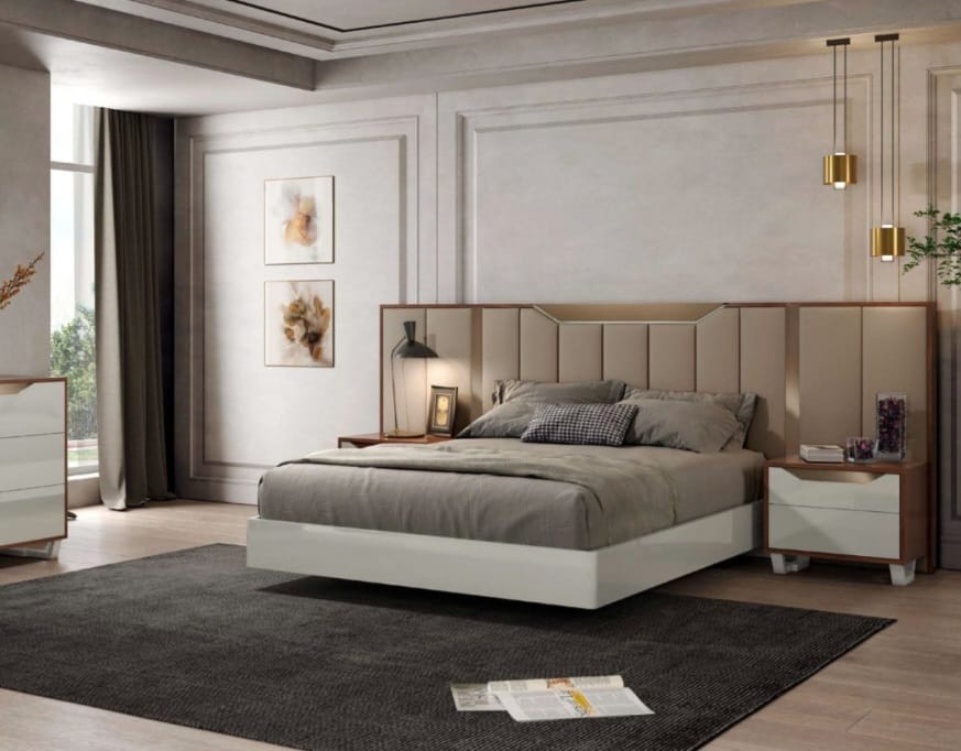 Chambre Moderne Sur Mesure – Élégance & Ambiance Luxe Hôtel