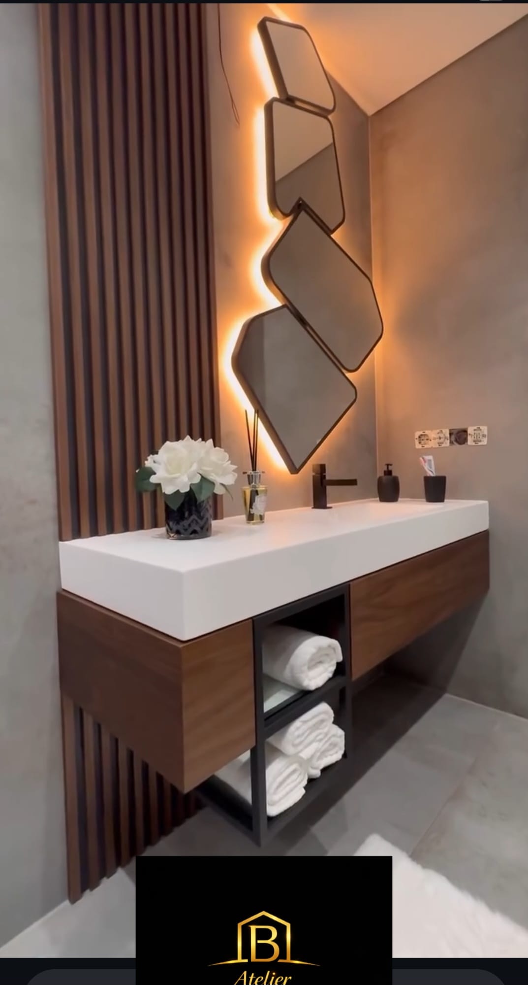 Salle de bain moderne