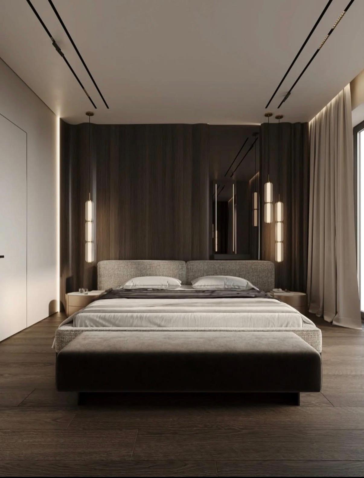 Chambre Moderne Sur Mesure – Élégance & Ambiance Luxe Hôtel